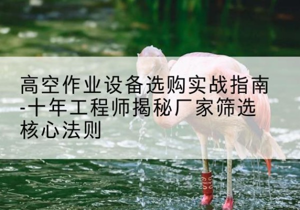 牧野剪叉式升降机厂家-高空作业设备选购实战指南-十年工程师揭秘厂家筛选核心法则